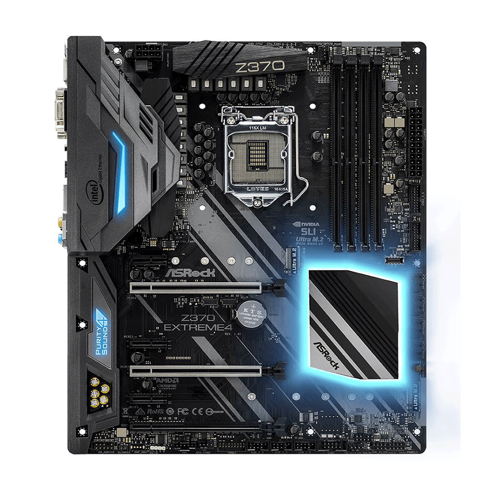 ASRock Z370 Extreme4 Motherboard Used