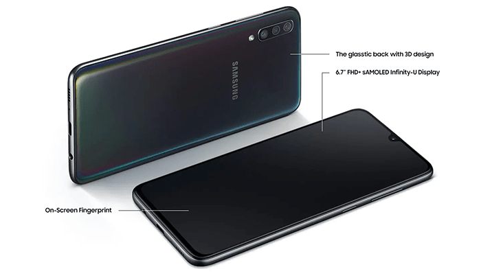 گوشی موبایل سامسونگ مدل Galaxy A70 دو سیم کارت ظرفیت 128 گیگابایت