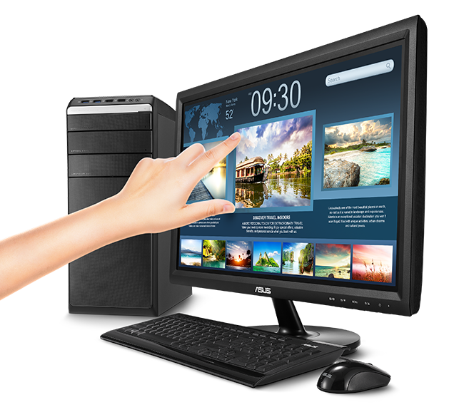 مانیتور لمسی ایسوس مدل VT207N سایز 19.5 اینچ