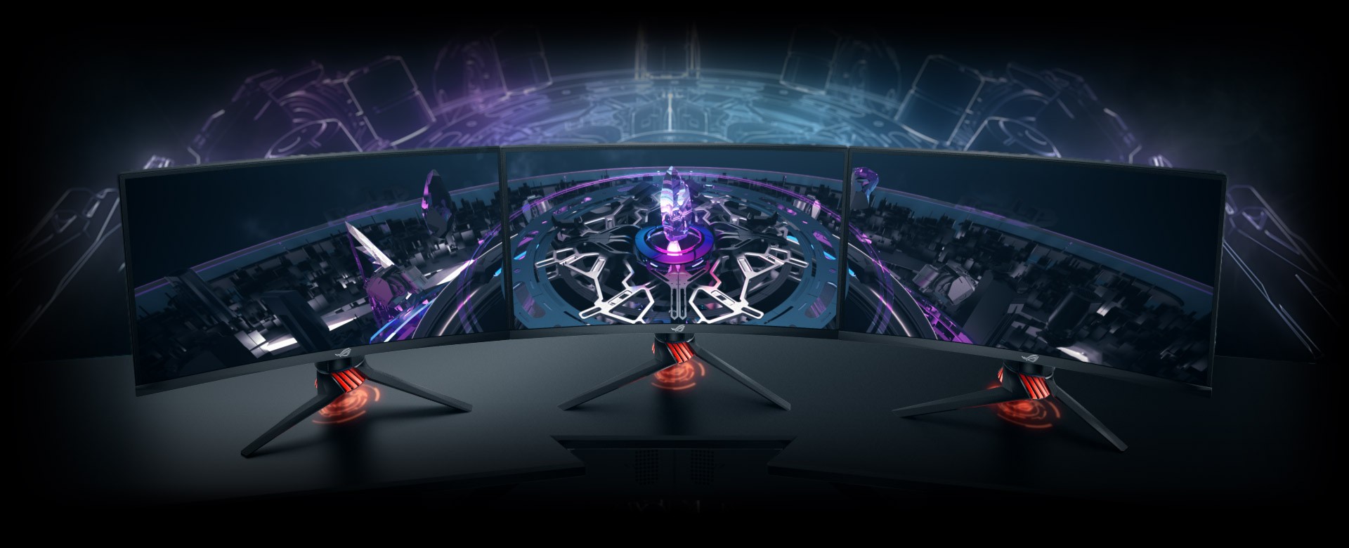مانیتور ایسوس مدل ROG STRIX XG27V Curved سایز 27 اینچ