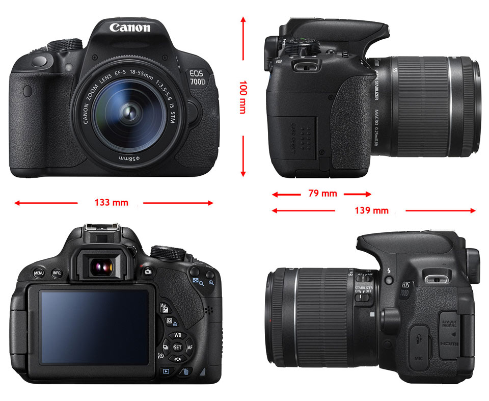 دوربین دیجیتال کانن مدل EOS 700D With 18-55mm IS2
