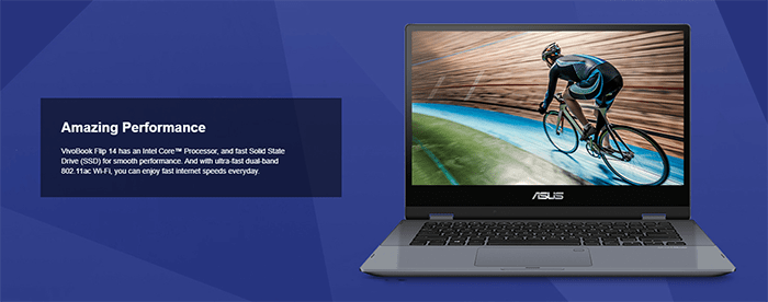 لپ تاپ ایسوس مدل VivoBook Flip TP412UA - گرافیک HD اینتل