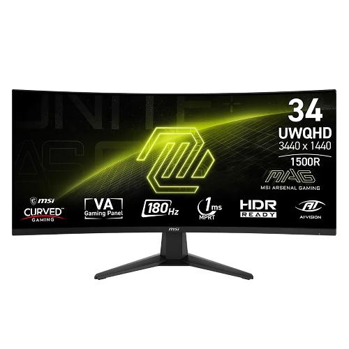 MSI MAG 346CQ 34 inch Curved Gaming Monitor