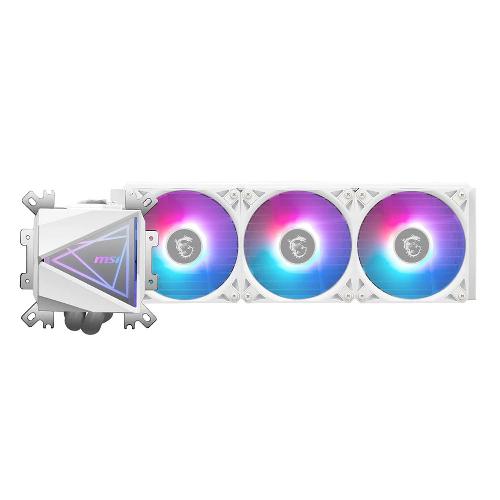 خنک کننده مایع پردازنده ام اس آی مدل MAG CORELIQUID I360 سفید MSI MAG CORELIQUID I360 white CPU liquid cooler