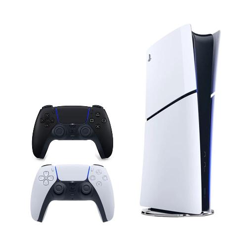 Sony PlayStation 5 Slim Digital Edition Console 825GB CFI-2116 EU with black DualSense Controller