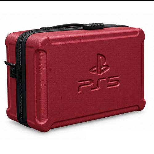 NovaCase PS5 Rolling Carrying Case – Red