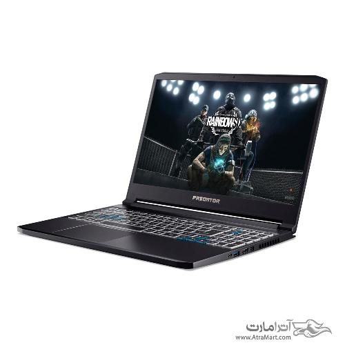 لپ تاپ ایسر مدل Predator TRITON 300 PT315-52-73WT گرافیک 8 گیگابایت Acer Predator TRITON 300 PT315-52-73WT i7 10750H-16GB-1TB SSD-8GB RTX2070