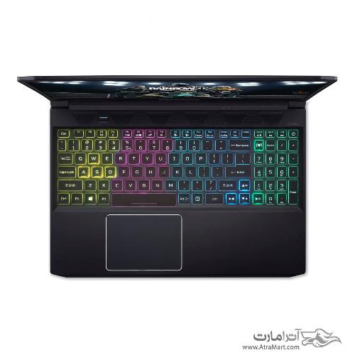 لپ تاپ ایسر مدل Predator TRITON 300 PT315-52-73WT گرافیک 8 گیگابایت Acer Predator TRITON 300 PT315-52-73WT i7 10750H-16GB-512SSD-8GB RTX2070 Laptop