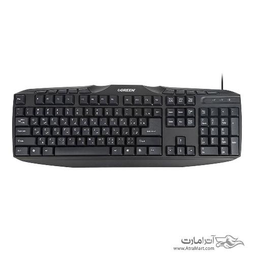 GREEN GKM-305 Wired Keyboard and Mouse