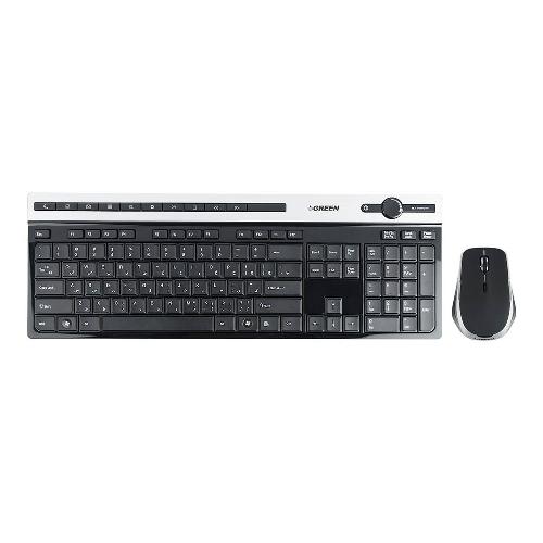کیبورد و ماوس بی سیم گرین مدل GKM-505W Green GKM-505W Wireless Keyboard and Mouse
