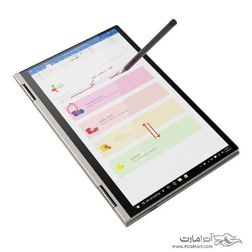 لپ تاپ لنوو مدل Yoga C740 گرافیک UHD اینتل Lenovo Yoga C740 i7 10510U-12GB-512GB-INT