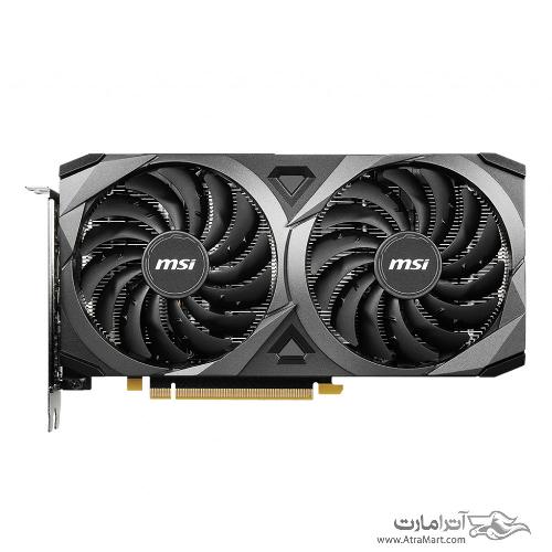 کارت گرافیک ام اس آی مدل GeForce RTX 3060 VENTUS 2X 12G OC حافظه 12 گیگابایت MSI GeForce RTX 3060 VENTUS 2X 12G OC Graphics Card