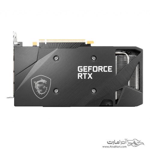 کارت گرافیک ام اس آی مدل GeForce RTX 3060 VENTUS 2X 12G OC حافظه 12 گیگابایت MSI GeForce RTX 3060 VENTUS 2X 12G OC Graphics Card