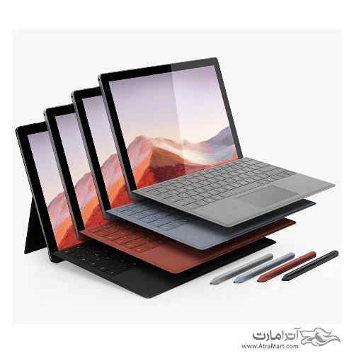تبلت مایکروسافت مدل Microsoft Surface Pro 7 به همراه کیبورد Signature Microsoft Surface Pro 7 Tablet With Signature Keyboard