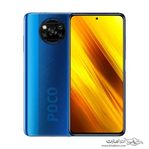 گوشی موبایل شیائومی POCO X3 M2007J20CG دو سیم کارت ظرفیت 128 گیگابایت و رم 8 گیگابایت Xiaomi POCO X3 M2007J20CG Dual SIM 128GB And 8GB RAM Mobile Phone