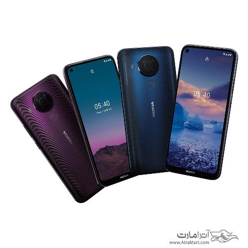 گوشی موبایل نوکیا مدل Nokia 5.4 TA-1325 دو سیم کارت ظرفیت 128 گیگابایت و رم 4 گیگابایت Nokia Nokia 5.4 TA-1325 Dual SIM 128GB And 4GB RAM Mobile Phone