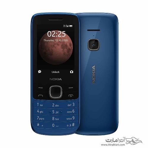 گوشی موبایل نوکیا مدل 225 4G دو سیم کارت ظرفیت 128 مگابایت و رم 64 مگابایت مونتاژ ایران Nokia 225 4G Dual SIM 128MB And 64MB RAM Mobile Phone