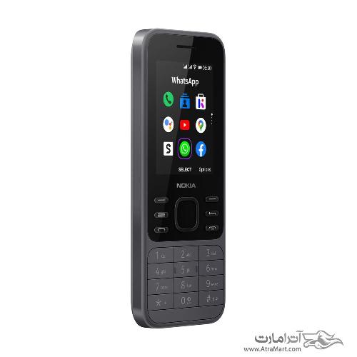 گوشی موبایل نوکیا مدل 6300 4G TA-1287 دو سیمکارت ظرفیت 4 گیگابایت و رم 512 مگابایت Nokia 6300 4G TA-1287 Dual SIM 4GB And 512MB RAM Mobile Phone