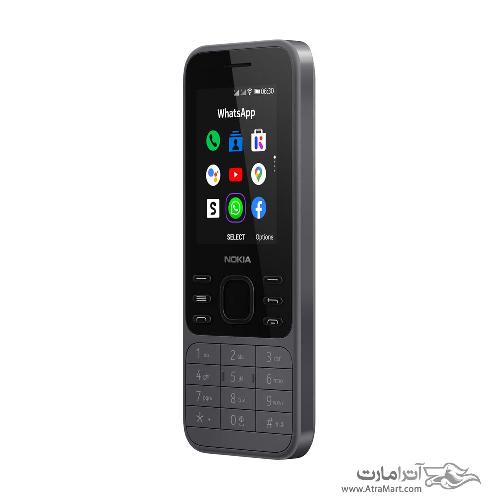 گوشی موبایل نوکیا مدل 6300 4G TA-1287 دو سیمکارت ظرفیت 4 گیگابایت و رم 512 مگابایت Nokia 6300 4G TA-1287 Dual SIM 4GB And 512MB RAM Mobile Phone