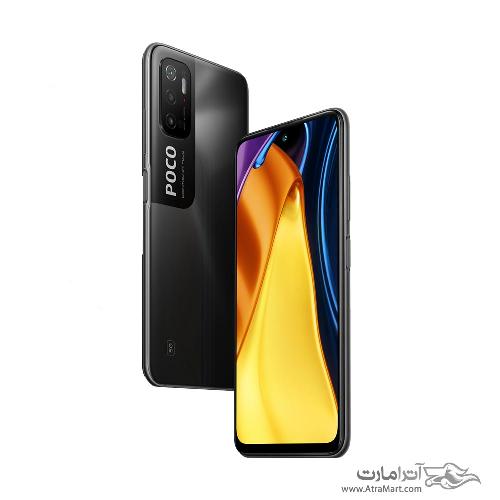 گوشی موبایل شیائومی مدل POCO M3 PRO 5G M2103K19PG دو سیم کارت ظرفیت 64 گیگابایت و 4 گیگابایت رم Xiaomi POCO M3 PRO 5G M2103K19PG Dual SIM 64GB And 4GB RAM Mobile Phone