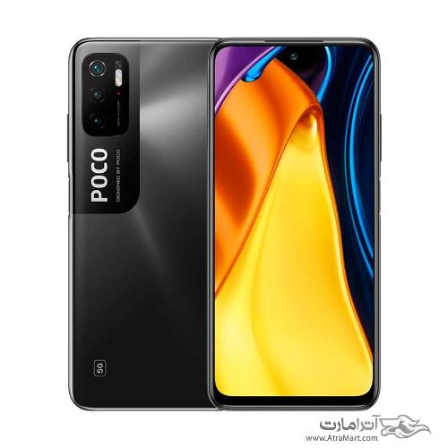 گوشی موبایل شیائومی مدل POCO M3 PRO 5G M2103K19PG دو سیم کارت ظرفیت 128 گیگابایت و 6 گیگابایت رم Xiaomi POCO M3 PRO 5G M2103K19PG Dual SIM 128GB And 6GB RAM Mobile Phone