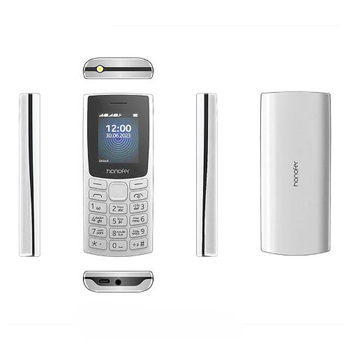 گوشی موبایل هانوفر مدل 105 2023 دو سیم کارت ظرفیت 32 مگابایت و رم 24 مگابایت Hanofer 105 2023 Dual Sim 32MB and Ram 24MB Mobile Phone