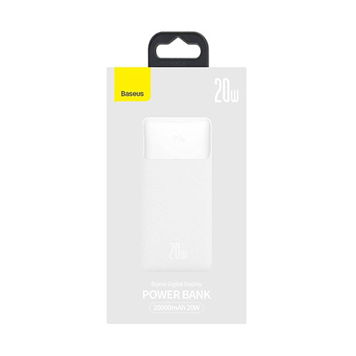 Baseus Bipow PPDML-M02 20W QC PD 20000mAh White PowerBank