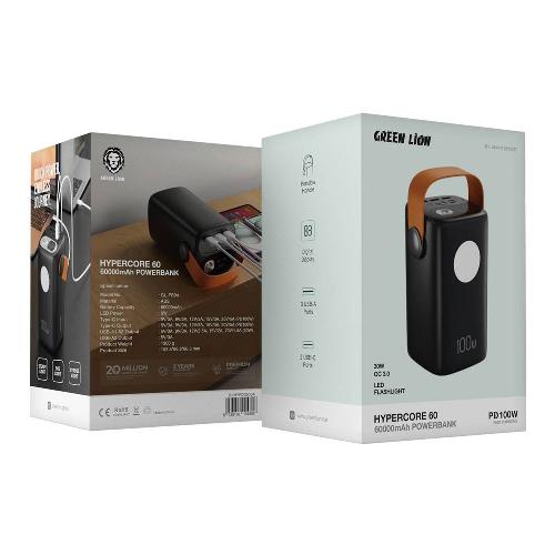 Green Lion Hyper Core 60 Power Bank 60000mAh GNHYPCO60