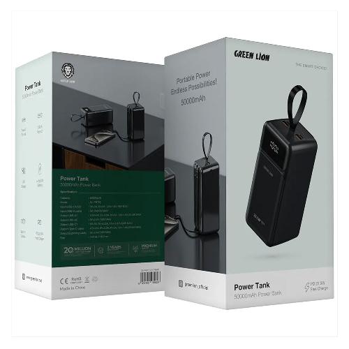 Green Lion Power Tank 50000mAh 22.5W Power Bank