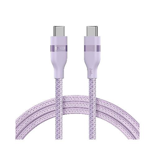 Anker USB-C to USB-C Cable 240W A82E2 90CM violet