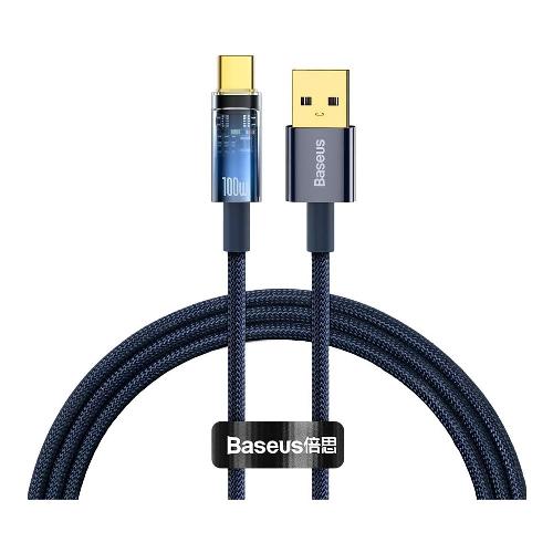 Baseus Explorer Series Auto Power-Off Fast Charging Data USB to Type-C (1M 100W)