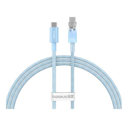 Baseus Explorer Series Fast Charging Cable with Smart Temperature Control Type-C to Type-C 1M 100w