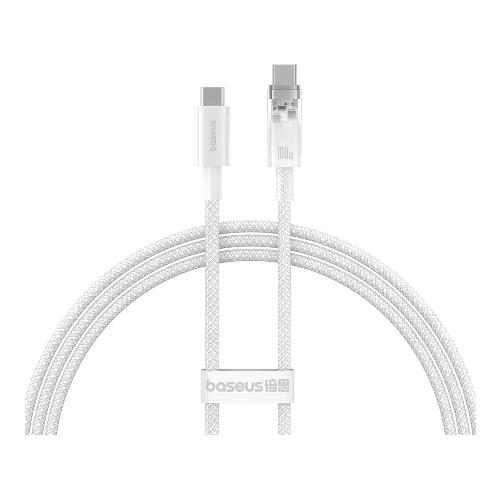 Baseus Explorer Series Fast Charging Cable with Smart Temperature Control Type-C to Type-C 1M 100w