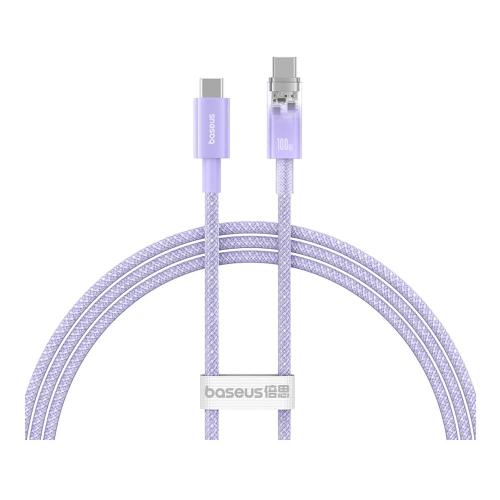 Baseus Explorer Series Fast Charging Cable with Smart Temperature Control Type-C to Type-C 1M 100w