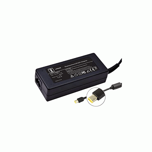 آداپتور لپ تاپ لنوو 20V 2.25A سر یو اس بی کابل دو تایی Adaptor Laptop Lenovo 20V 2.25A USB Plug With Double Cable
