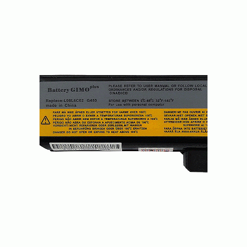 باتری لپ تاپ لنوو مناسب برای لپ تاپ لنوو Ideapad G550-N500-G430 شش سلولی Ideapad G550-N500-G430 Laptop Battery