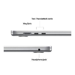 لپ تاپ اپل مدل MacBook Air 2023 MQKW3 Apple MacBook Air 2023 MQKW3 M2-8GB-256GB SSD-15 inch Laptop