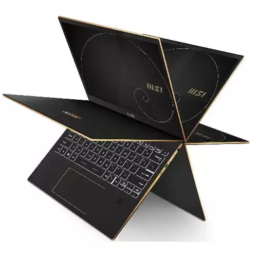لپ تاپ ام اس آی SUMMIT E13 FLIP EVO گرافیک اینتل MSI Summit e13 flip  i7 1185 16GB 1TB SSD 13P2W(IRIS) FHD Laptop
