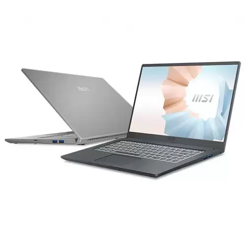 لپ تاپ ام اس آی MODERN 15 A11MU  گرافیک اینتل MSI MODERN 15 A11MU i5 1155G7-8GB-512SSD-Int-FHD Laptop