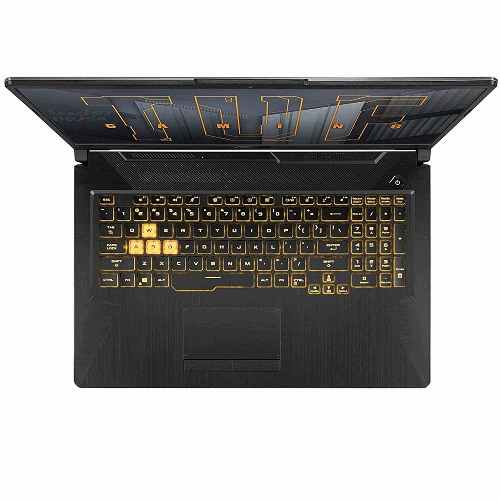 لپ تاپ ایسوس TUF Gaming F17 FX706HE گرافیک 4 گیگابایت Asus TUF Gaming F17 FX706HE i5 11260H-8GB-512SSD-4GB 3050Ti Laptop