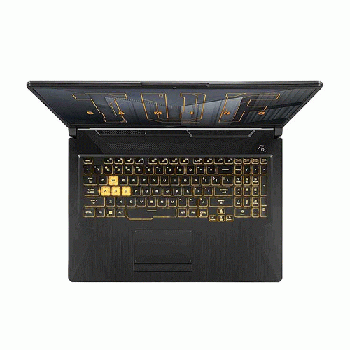 لپ تاپ ایسوس TUF Gaming F17 FX706HE گرافیک 4 گیگابایت Asus TUF Gaming F17 FX706HE i7 11800H-16GB-512GB SSD-4GB 3050Ti Laptop