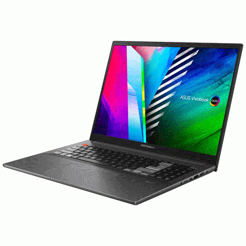 لپ تاپ ایسوس VivoBook Pro 16X OLED M7600QE گرافیک 4 گیگابایت Asus M7600QE R7 5800H-16GB-1TB SSD-4GB RTX3050Ti-4K OLED Laptop