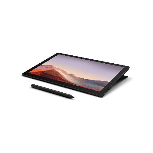 تبلت مایکروسافت سرفیس پرو 7 با پردازنده i7 و حافظه 512 گیگابایت با کیبورد مشکی Surface Pro 7 i7 16GB 512GB Tablet + Black Type Cover Keyboard