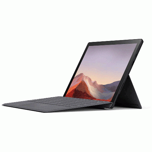 تبلت مایکروسافت سرفیس پرو 7 با پردازنده i7 و حافظه 256 گیگابایت به همراه کیبورد Signature Microsoft Surface Pro 7 i7 16GB 256GB Tablet + Signature Keyboard