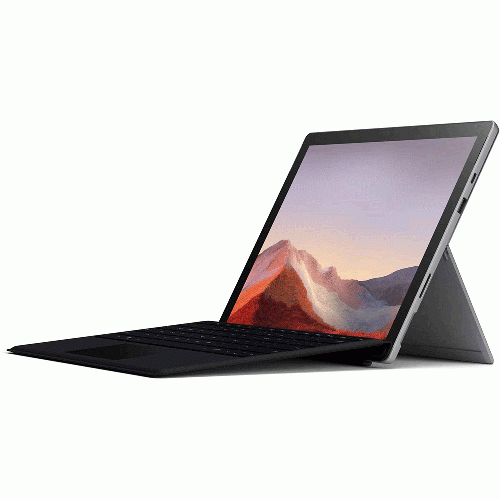 تبلت مایکروسافت Surface Pro 7 Plus Core i7 رم 32GB ظرفیت 1TB به همراه کیبورد مشکی Microsoft Surface Pro 7 Plus i7 1165G7 32GB 1TB Tablet + Black Type Cover Keyboard