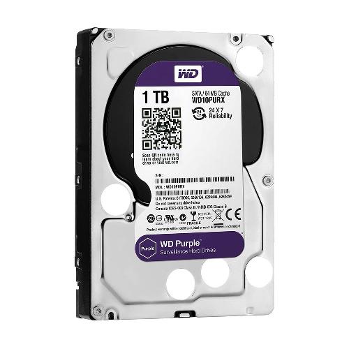 Western Digital Purple WD10PURX Internal Hard Drive - 1TB