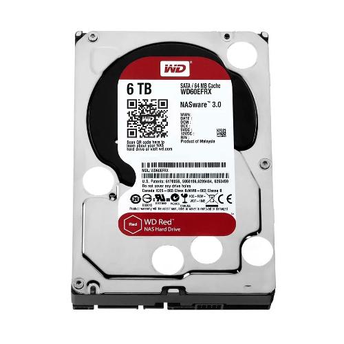 هارددیسک اینترنال وسترن دیجیتال سری قرمز مدل WD60EFRX ظرفیت 6 ترابایت Western Digital Red Internal Hard Drive - 6TB