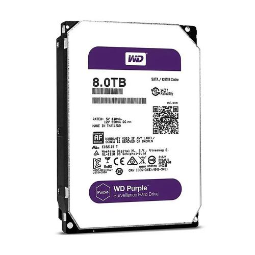Western Digital Purple WD80PUZX Internal Hard Drive - 8TB