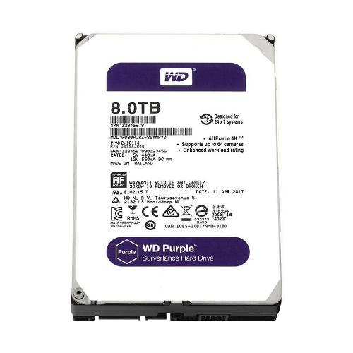 Western Digital Purple WD80PUZX Internal Hard Drive - 8TB