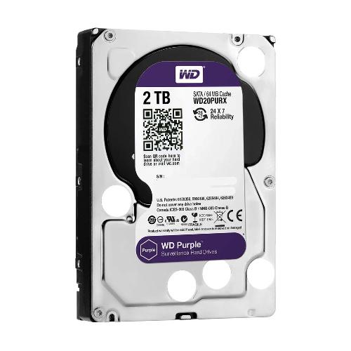 Western Digital Purple WD20PURX Internal Hard Drive - 2TB